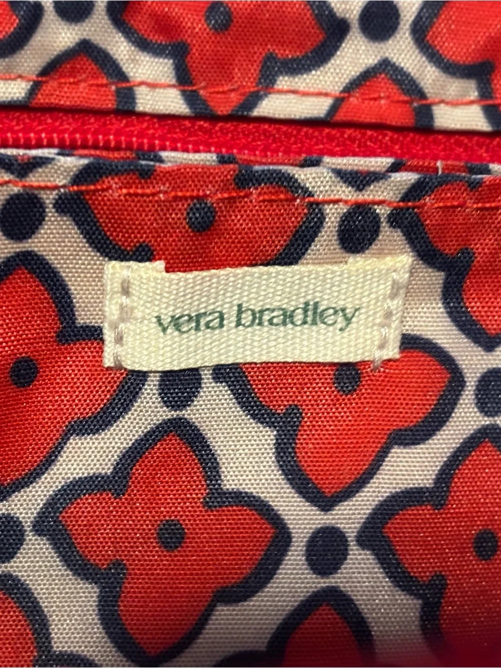 Vera Bradley Quilted Red Wallet